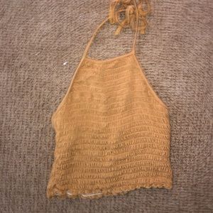 Yellow halter crop